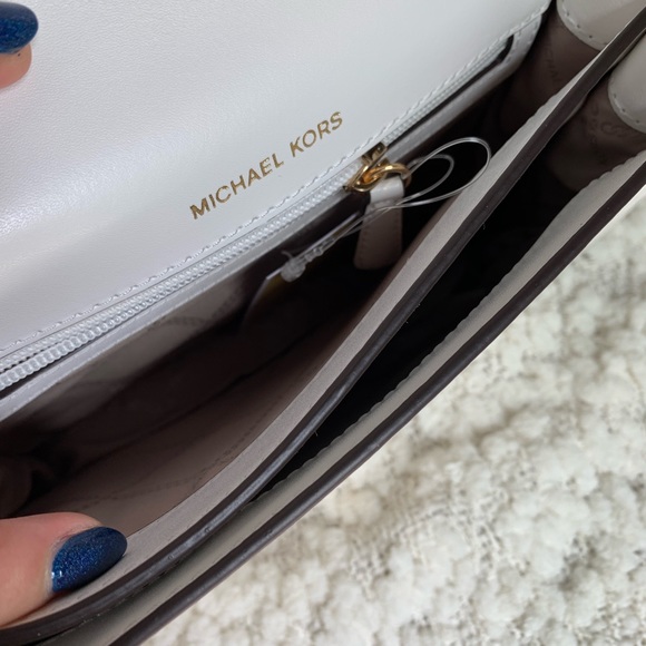 Michael Kors Mott Metallic Deco Chain Shoulder Bag - Picture 7 of 8